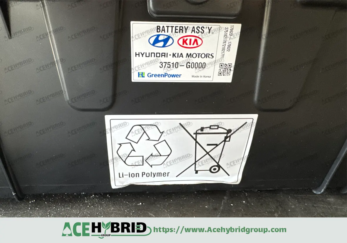 Kia Niro 2017–2019 Hybrid Battery