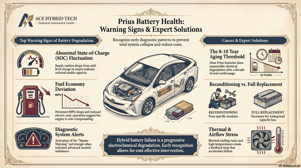 Toyota Prius Battery Failure Signs: A Technical Guide by Ace Hybrid Tech